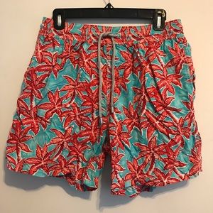Vilebrequin Classic Swim Trunks - Palm Trees